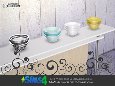 The Sims Resource Young Way Goodies Bowls