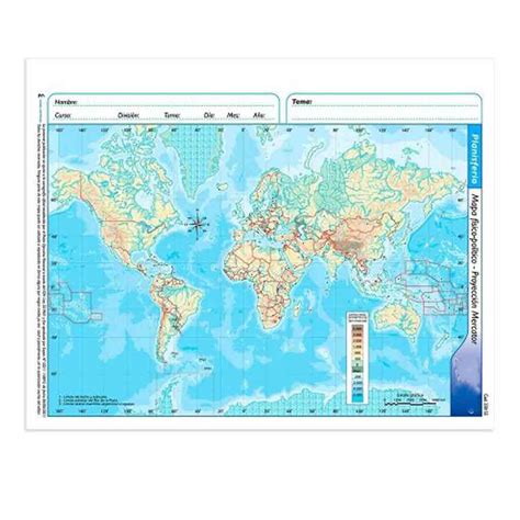 Aprender Acerca Imagen Mapa Mundi Planisf Rio F Sico