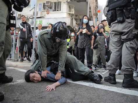 with escalating violence in hong kong u s urges both sides to exercise restraint wjct news