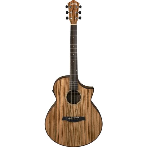 Ibanez Aew40zwnt Exotic Wood Series Acousticelectric Aew40zwnt