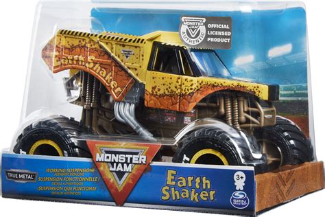 Monster Jam Official Earth Shaker Monster Truck Die Cast Vehicle 124