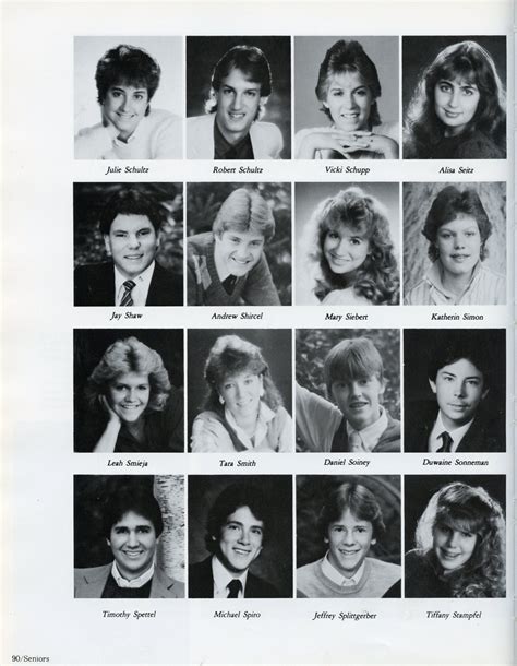 1986 Sheboygan South High School Yearbook Page 90