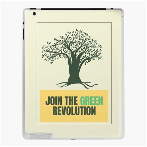 Together For A Greener Futur Save The Planet Ipad Case And Skin For