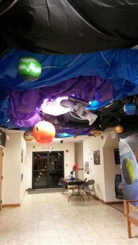 This Is Out Foyer For The To The Edge Space Themed Bible School