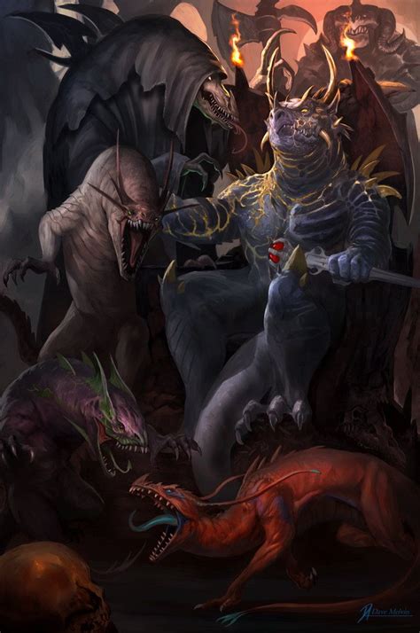 Dragon King Dark Fantasy Art