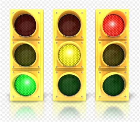 Stop Light Traffic Light Symbols For Powerpoint Presentations
