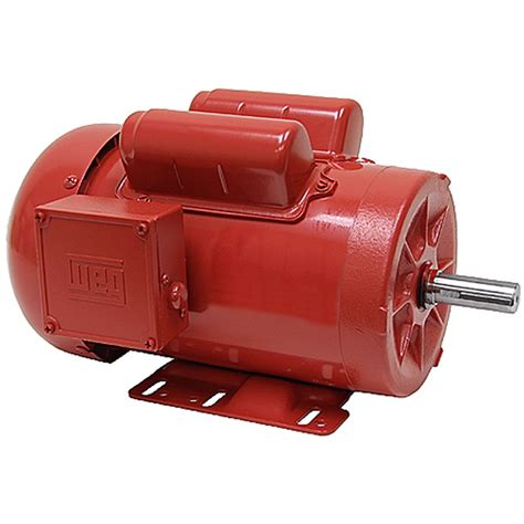 2 Hp 1750 Rpm Tefc Farm Duty Motor Weg Ac Motors Base Mount Ac