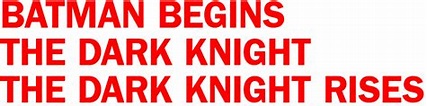 Dark Knight Trilogy font download - Famous Fonts