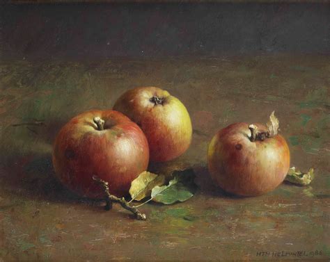 Henk Helmantel B 1945 A Still Life With Apples Christies
