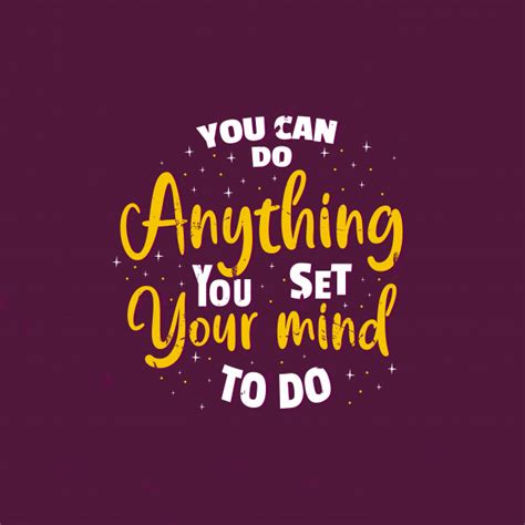 Premium Vector Motivational Inspiring Quotes Saying You Can Do