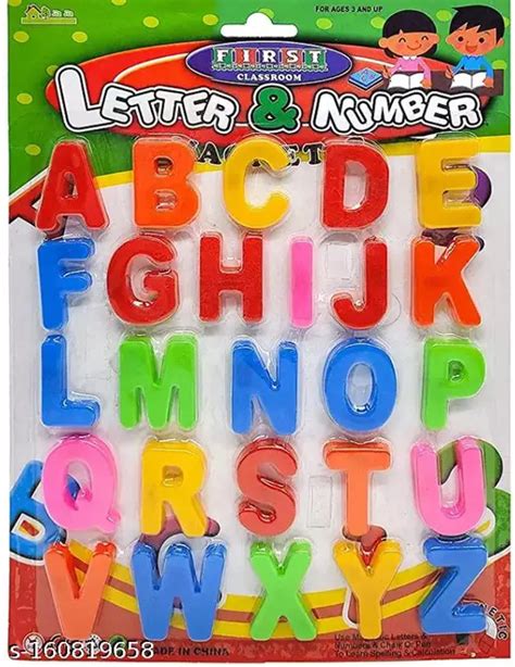Amtiq Colorful Magnetic Letters For Educating Kids In Fun Educational