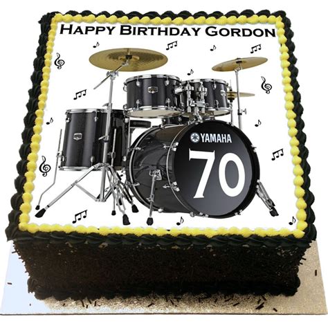 Drums Birthday Cake Flecks Cakes