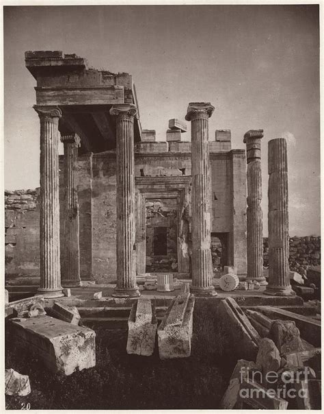 The Acropolis Of Athens Plate 20 Photograph By William James Stillman