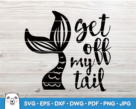 Get Off My Tail SVG Cut File Car Decal SVG Instant Etsy UK