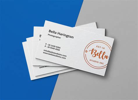 We regularly add new free business card mockups. Free Simple Letterpress Business Card Mockup PSD - Good Mockups