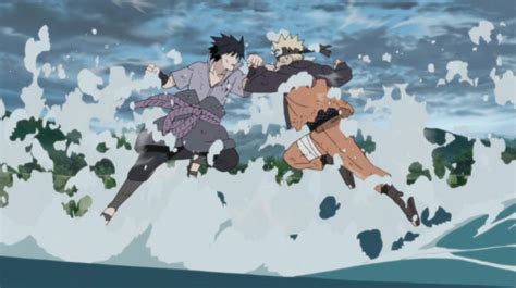 Naruto And Sasuke Begin Their Rematch At The Valley Of The End