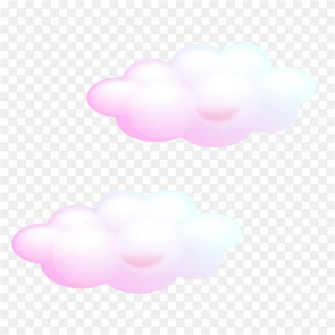 Pink Clouds Background Clip Art