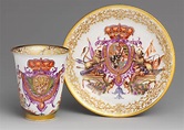 Part of a tea and chocolate service, c. 1725, given to Vittorio Amadeo ...