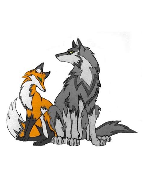 The Fox And The Wolf By Novaa240 On Deviantart