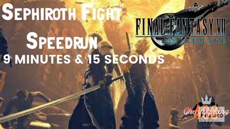 With the release of final fantasy vii remake, gamers can dive into some fairly easy and notoriously difficult boss fights during the game. Sephiroth Fight Speedrun {9 MINUTES & 15 SECONDS} FF7 ...