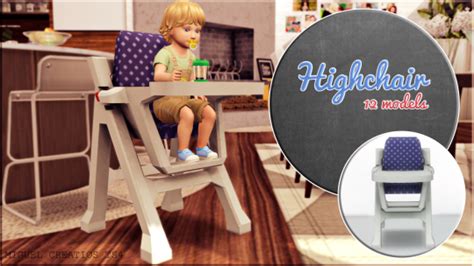 Sims 4 Ccs The Best Toddler Highchair Functional By Miguel