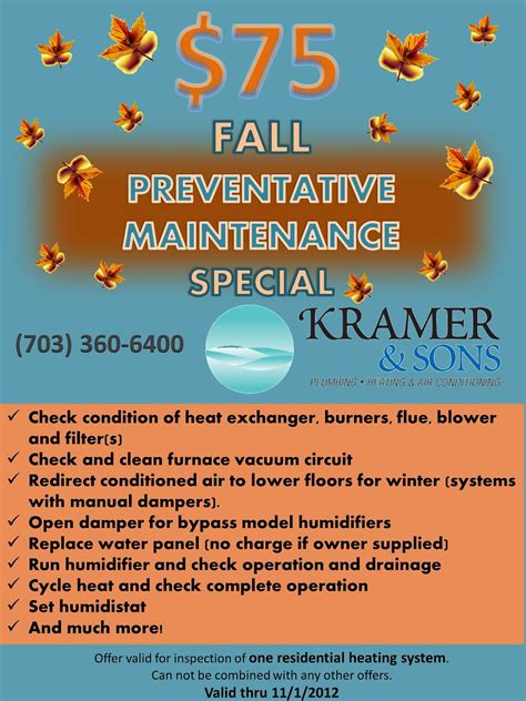 Kramer And Sons Plumbing Heating And Air Conditioning Residential Heating