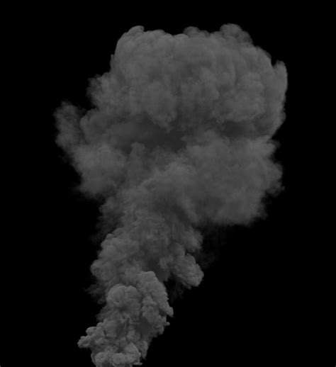 Smoke Plume Animation 4k With Alpha Ida I Vfx