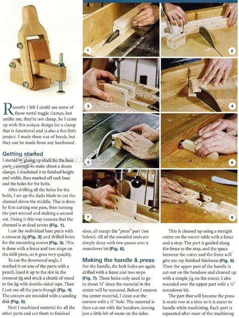 While making several memorial flag cases for my nephew's marine corps unit, i realized that gluing and clamping a. DIY Toggle Clamp • WoodArchivist