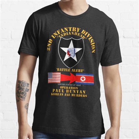 Army Operation Paul Bunyan 2nd Infantry Division Korea T Shirt