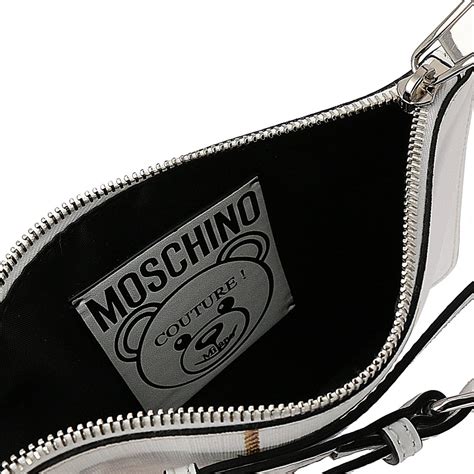 Moschino Couture Outlet Shoulder Bag Women White Clutch Moschino
