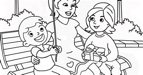 Sketsa Gambar Mewarnai Hari Ibu Cara Menggambar Dan Mewarnai Tema Riset