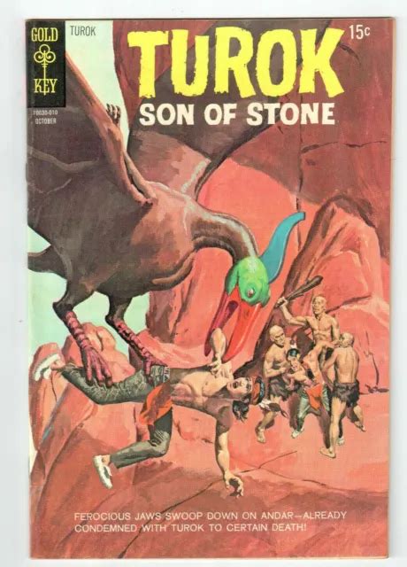 Gold Key Turok Son Of Stone 71 Vgfn October 1970 Vintage Comic Eur