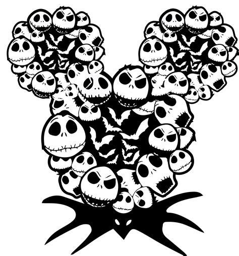 Nightmare Before Christmas Svg Jack Skellington Svg Skelet Inspire