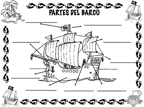 Partes De Un Barco Pirata