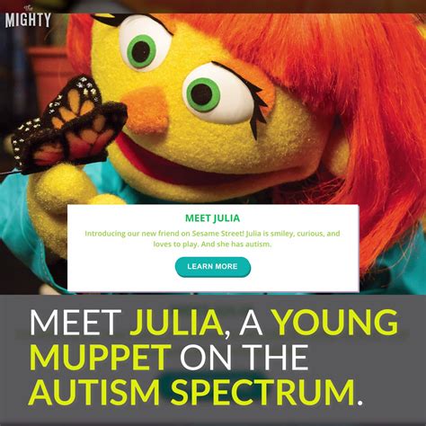 Meet Sesame Streets New Character Julia A Muppet With Autism We