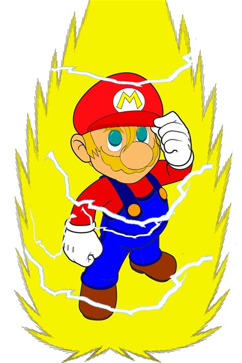 Super Saiyan 2 Mario By Austin Productions On Deviantart