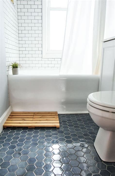 Among the carrara tiles are some mirror tiles installed in different spots. 8 Things I Learned During My Bathroom Tile Renovation in ...
