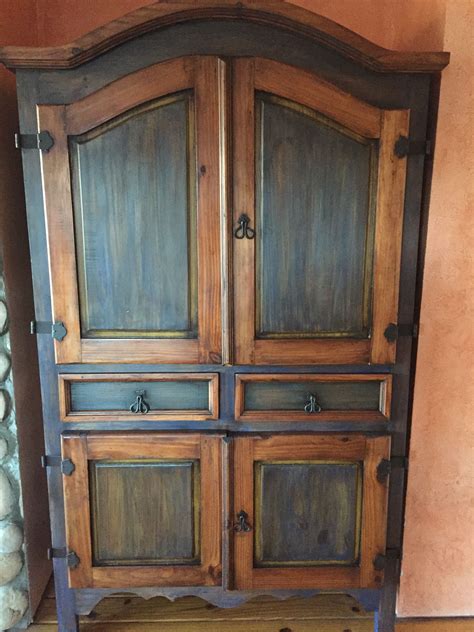 A Mexican Pine Entertainment Armoire We Purchased Second Hand We Used