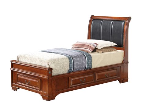 Glory Furniture Twin Storage Bed In Cherry G8850c Tb3