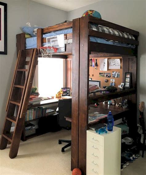 40 Insane Bedroom Apartment Organization Ideas Loft Bed Plans College Loft