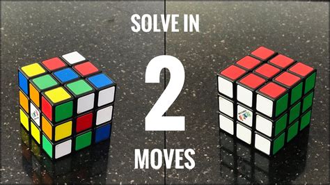 How To Solve A Rubiks Cube In 2 Moves Easy Youtube