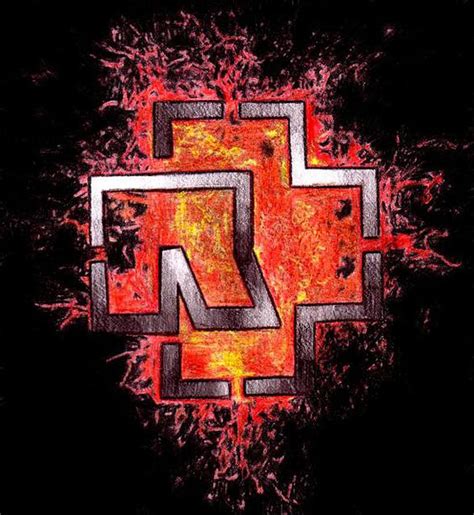 Rammstein Logo Digital Art By Andras Stracey Pixels
