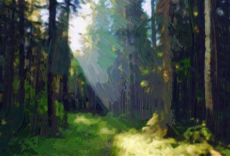 Forest Light Digital Art By Yury Malkov Fine Art America