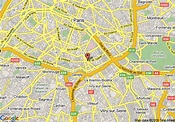 Google Maps Paris France - ToursMaps.com