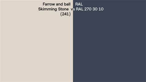 Farrow And Ball Skimming Stone 241 Vs Ral Ral 270 30 10 Side By Side
