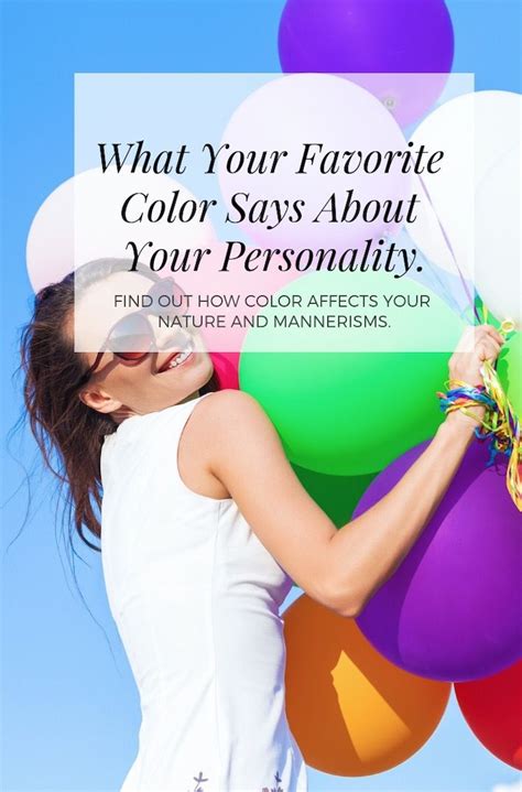 What Does Your Favorite Color Say About You Infographic Favorite