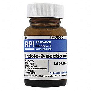 It will need reagent pcl5 and solvent diethyl ether with the reaction time of 1 hour. RPI Indole-3-acetic Acid (IAA), Powder, 5g, 1 EA - 31FY95 ...