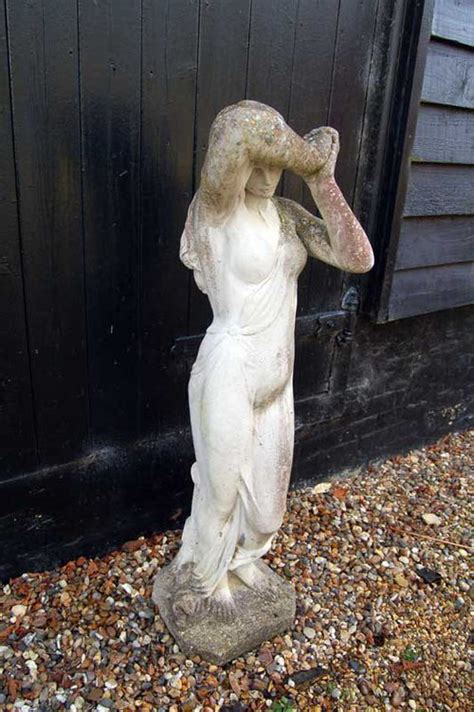 Antiques Atlas A Vintage Statue Of A Shy Girl
