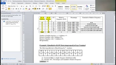 Tabular Presentation And Graphs Youtube