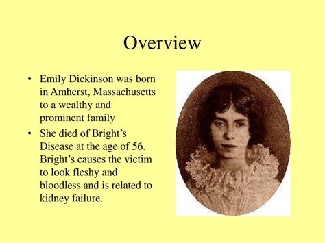 Ppt Emily Dickinson Powerpoint Presentation Free Download Id497901